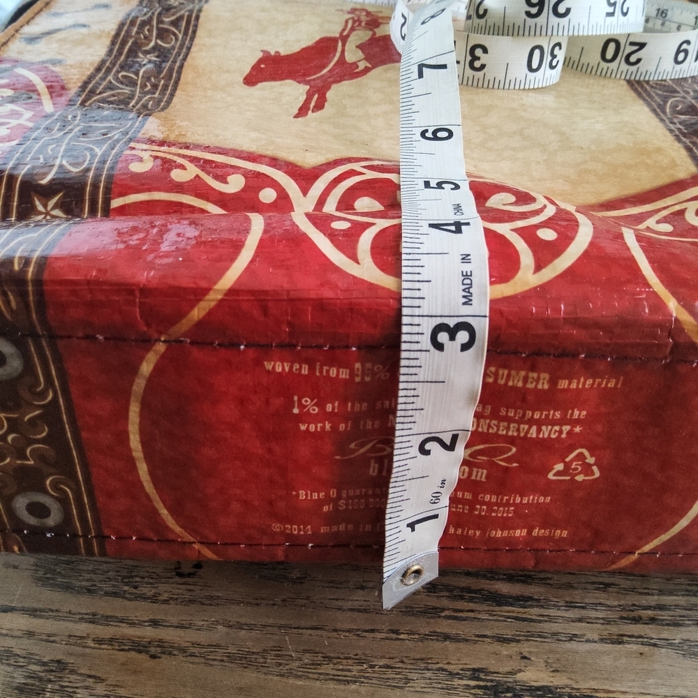 BOSS LADY NO BULL Blue Q Messenger Bag Vintage inspired Tote Crossbody Western - Picture 9 of 9